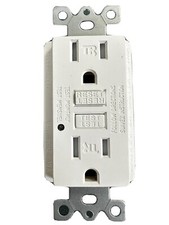 2PACK - Outlet White GFCI Duplex Receptacle- FREE SHIPPING