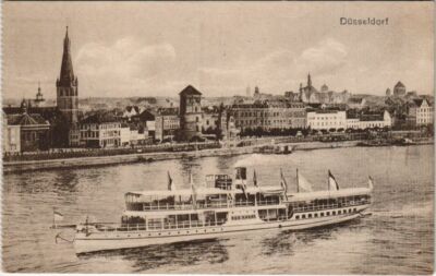 CPA Dampfer - Düsseldorf Schiffe (1203949)