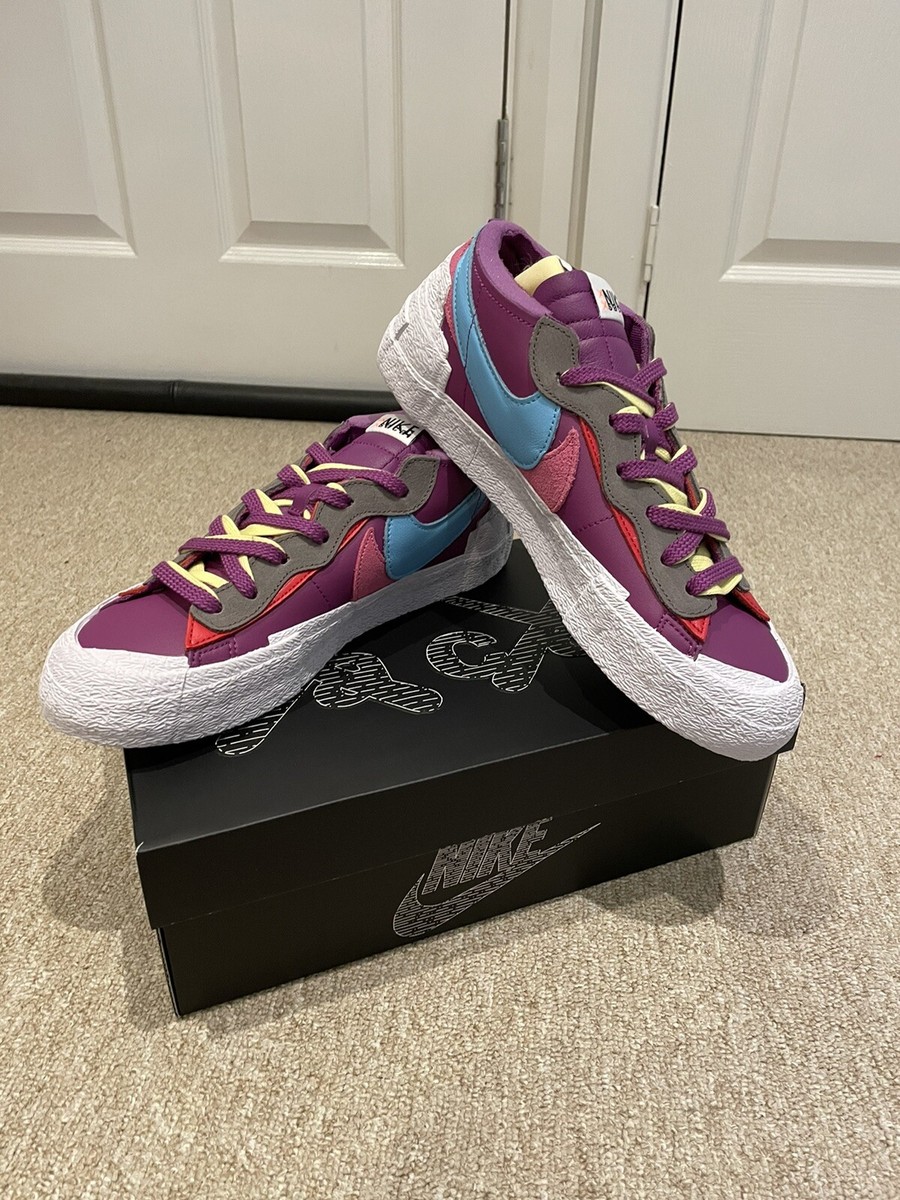 sacai x kaws x nike blazer low