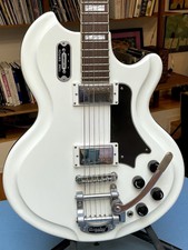 Vibe Machine 2011 Eastwood Airline ’59 Coronado Deluxe W/ Vvsc Pups + Tweed Case