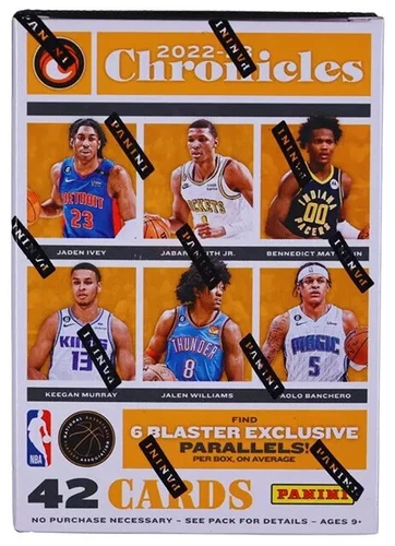 2022-23 Panini Chronicles Basketball Factory Sealed Blaster Box