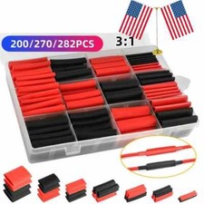 3:1 Heat Shrink Tubing Ratio Marine Adhesive Dual Wall Glue Lined Wrap USA