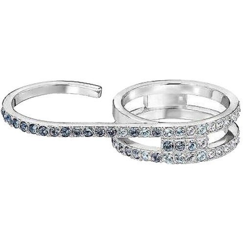 SWAROVSKI Glacier Crystal Ring Blue US 6.5/7 Condition | eBay