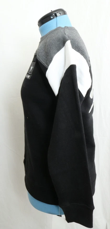 Nuevo Ejército de los Estados Unidos Cosido Negro Pullover Cuello Redondo Sudadera Para Mujer M Foto 4 de 4