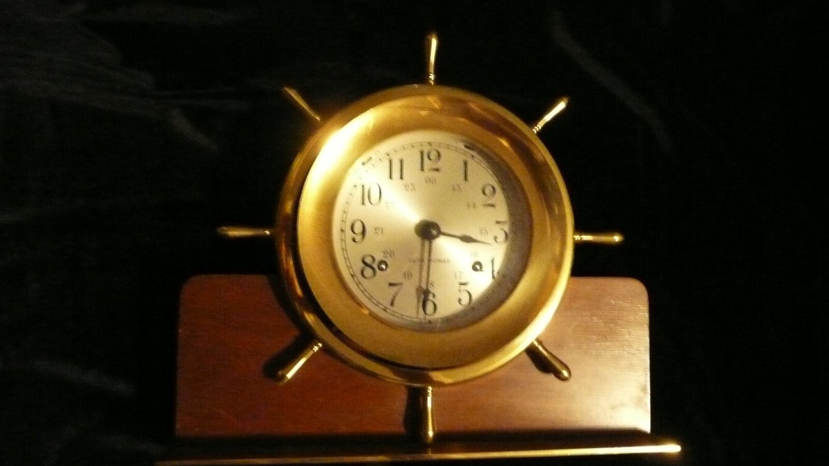 12インチ船舶時計 Seth Thomas Ship's Lever Clock 12インチ船舶時計 Seth Thomas Ship's Lever Clock SETH THOMAS NAVY