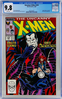X-Men #239 CGC 9.8 White Pages 1st Mister Sinister Cover App MR