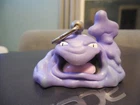 Vintage 1999 POKEMON Nintendo MUK Keychain Figure Burger King Promotional Toy