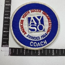 Vtg AYSO COACH Patch American Youth Soccer Association 70X5