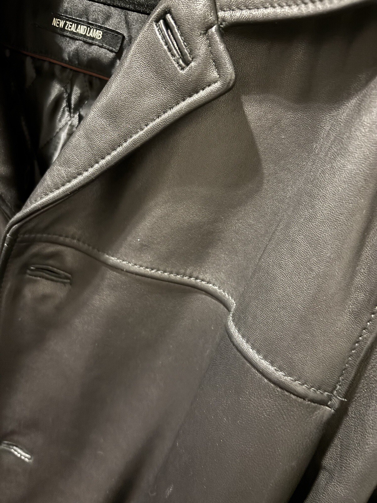 dockers leather jacket men - image 4