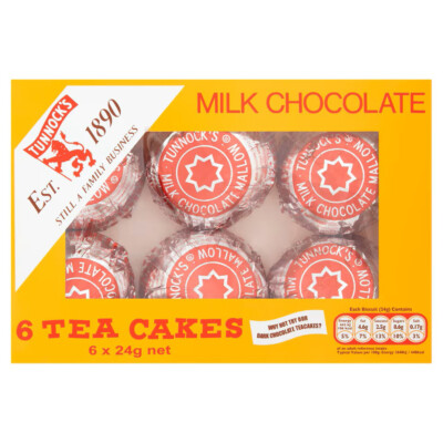 Tunnock s Tea Cakes original englisches Teegebäck 6x 24g