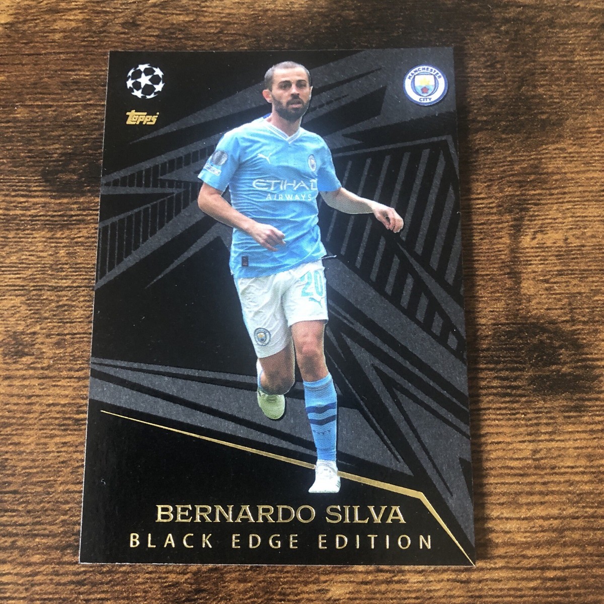 BERNARDO SILVA TOPPS MATCH ATTAX 2023/2024 BLACK EDGE LIMITED