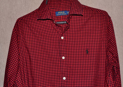 Polo Ralph Lauren Kariertes Langarm Hemd Regular Fit Größe M