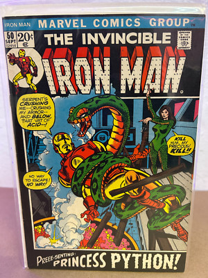 THE INVINCIBLE IRON MAN #50  (MARVEL, 1972) BRONZE AGE -