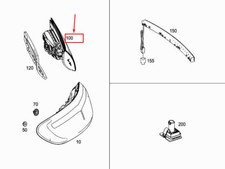 MERCEDES E COUPE C238 HECKKLAPPE RÜCKLEUCHTE HINTEN LINKS A2389060601 ORIGINAL