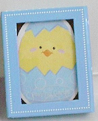 Easter Gift Children's Playing Cards Yellow Chick Hatching out of a Blue Egg  