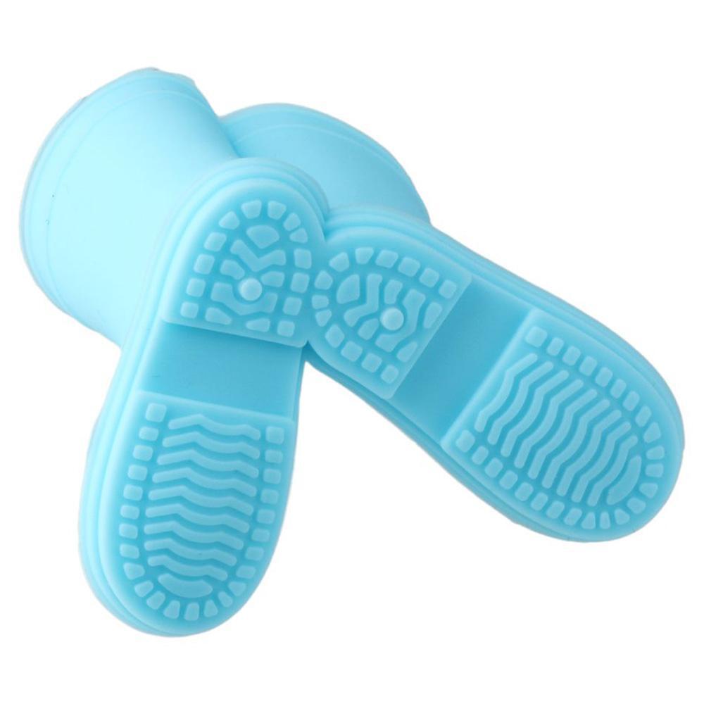 Mini Rain Boot Shaped Razors Holder Silicone Makeup Brushes Holder
