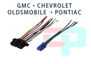 GMC Factory Car Stereo CD Player Radio OEM Reverse Male ... gmc stereo wiring harness 