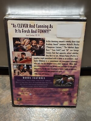 One Fine Day (DVD, 1996) Michelle Pfeiffer, George Clooney
