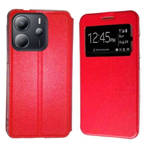 Funda Para Xiaomi Redmi Note 14 4G Libro Ventana + Protector Cristal 5D o 9H - Imagen 13 de 15
