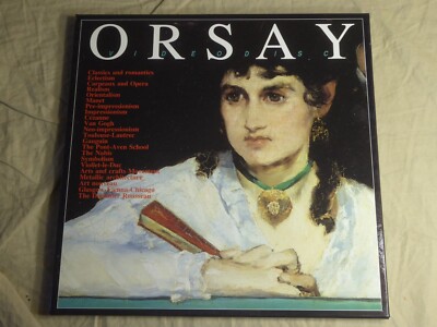 ORSAY VIDEODISC The Musee d'Orsay 1990 Art Laserdisc LD & BOOK Set - Rare!