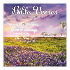 Turner Licensing,  Bible Verses 2026 Mini Wall Calendar, 7'' X 7'', 12-Month Cal