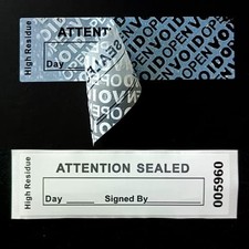 120pcs Total Transfer Tamper Evident Security Warranty Void Seals/Stickers Hi...