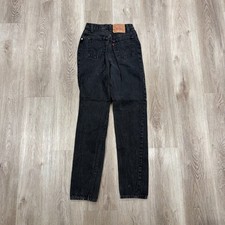 Vintage 90s Levi's 501XX Black Button-Fly Women's Size 24x31.5 USA Made