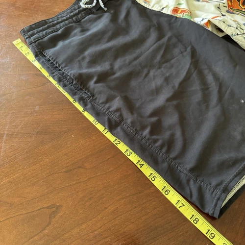 Boardshorts Billabong para hombre 34 Andy Warhol Jean Michel Basquiat 19” entrepierna raro - Imagen 13 de 21