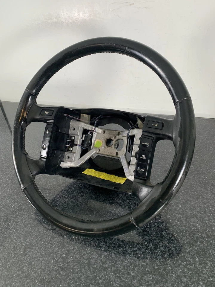 Ford F-150 F-250 F-350 1992-1996 volante de cuero con control de crucero OEM Foto 3 de 4