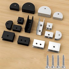 Glass Shelf Support Bracket Brackets - Aluminium alloy Clip Clamp Wall Mounted