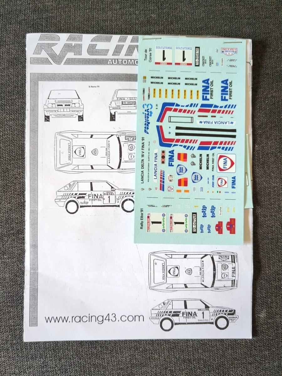 LANCIA DELTA HF Integrale blanc / modèle de véhicule miniature échelle