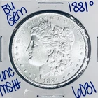 1881 O BU UNCIRCULATED MORGAN SILVER DOLLAR AUTHENTIC U.S.MINT FREESHIPPING 6031
