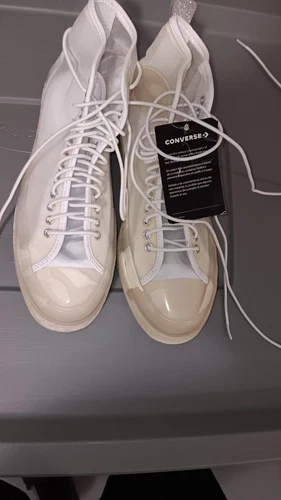 Converse Frozen2 Elsa 167356C Chuck70 alte bianche taglia 8 donna