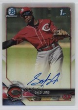 2018 Bowman Chrome Prospect Auto Refractor 316/499 Shed Long #CPA-SL Auto 10no