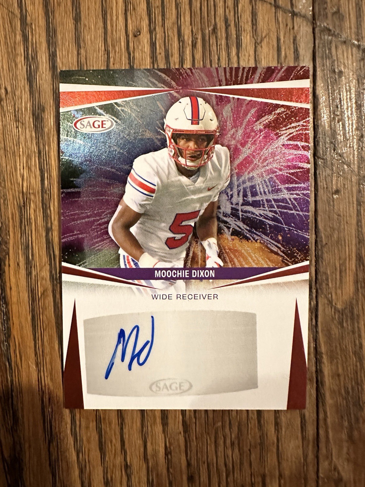 2025 Sage Low Series - Autographs Moochie Dixon #A-MD Red (AU, RC)