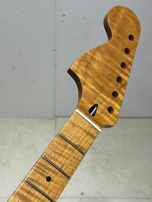 #ad Reverse big headstock Satin 22 Fret Roasted Flame Maple Electric guitar neck $55.79