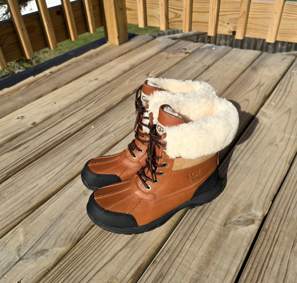 UGG Men’s Butte Boot - TanShearling-Lined Waterproof Winter  - Image 2 of 4