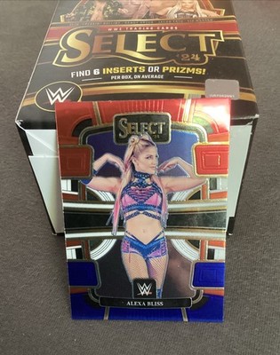 Alexa Bliss WWE Panini Select 2024 Concourse Red & Blue Prizm #56