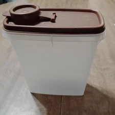 Tupperware Vintage Pitcher 499-3 Brown Lid