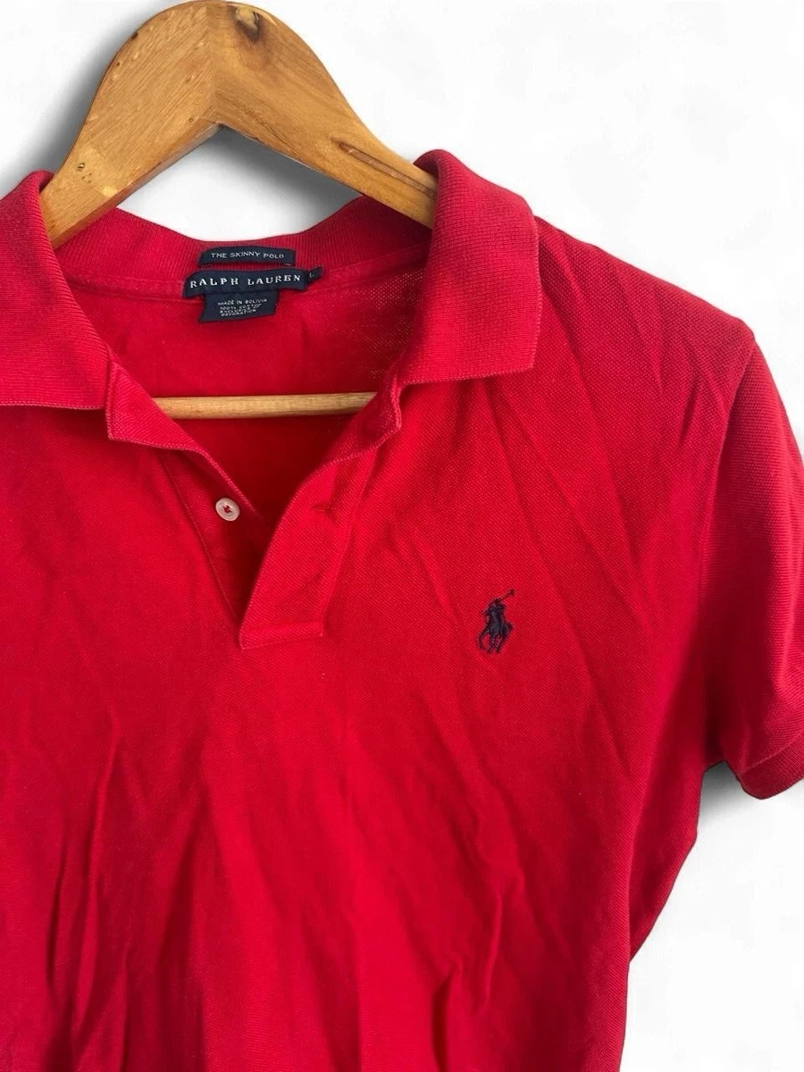 Ralph Lauren The Skinny Polo in Red Size L