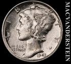 1943 Mercury Dime — photo from another recent sale