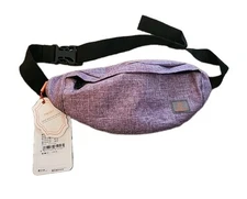 TINYAT Fanny Pack Travel Waist Bag Multi Pocket Lightweight Purple NEW NWT