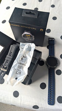 Huawei Watch GT 5 Pro 46mm Black Metal Case Blue Silicone Strap Touchscreen