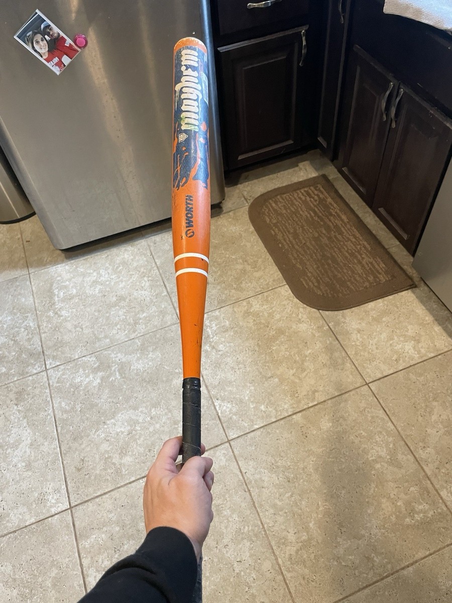 Batte De Softball Worth Mayhem - 34 Pouces, 27 Oz, Composite, Extrémité Lestée, Occasion