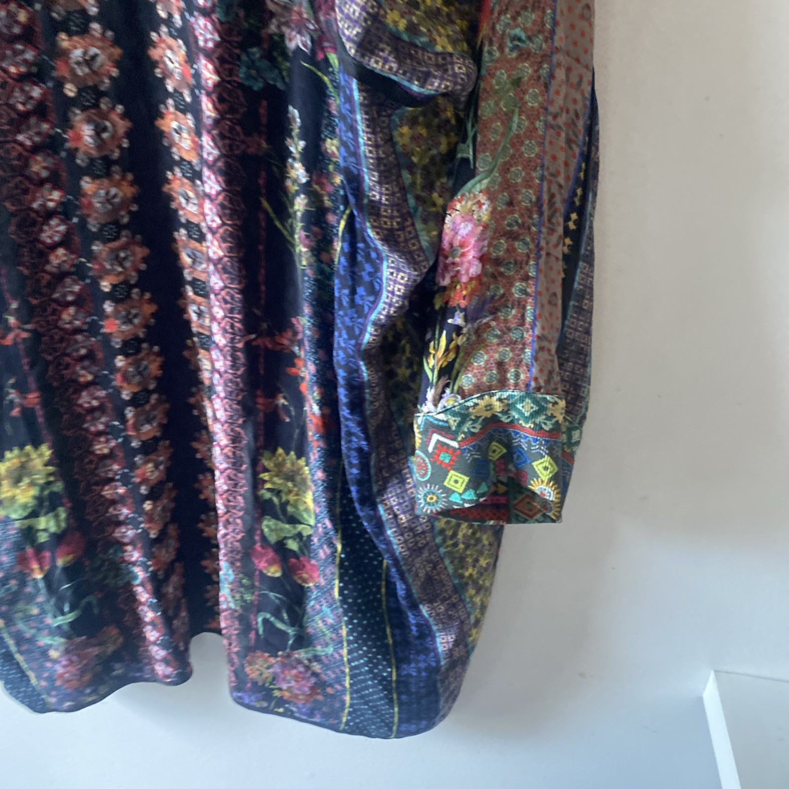 Johnny Was Arcia Reversible Patchwork Kimono Jack… - image 18