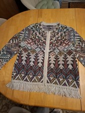 Peruvian Connection Sandia Cardigan Size XL