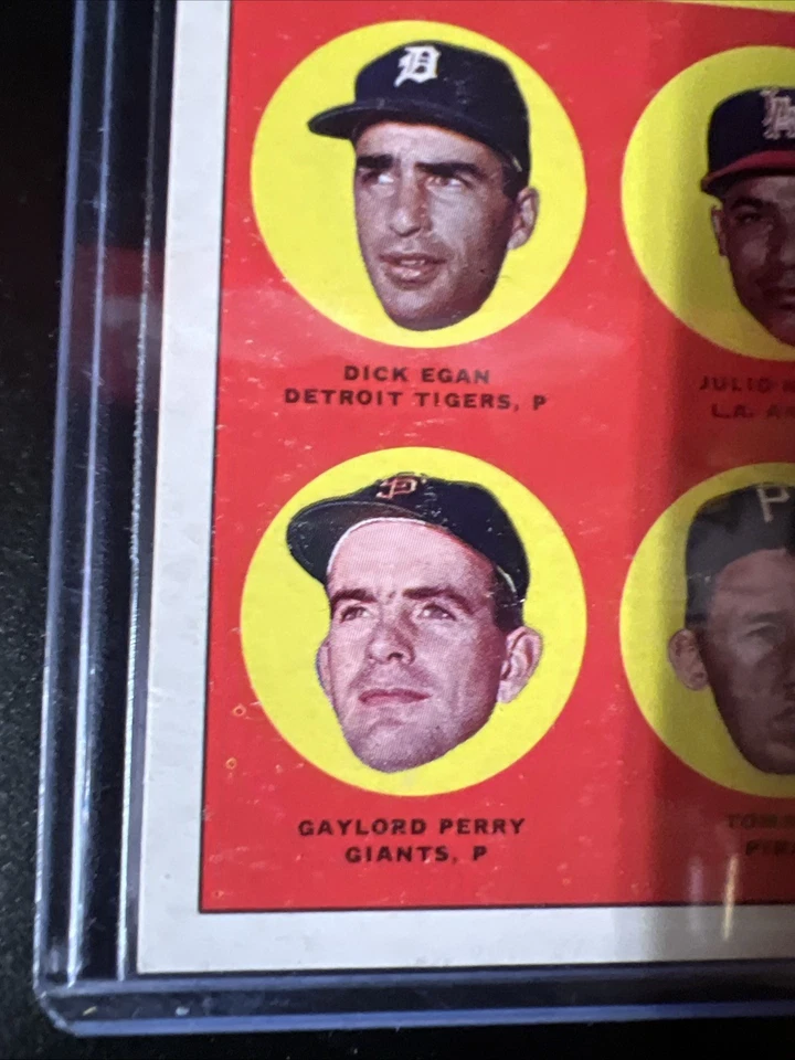 1963 Topps - Rookie Stars Gaylord Perry, Tommie Sisk, Dick Egan #169 (RC) - Image 2 of 4