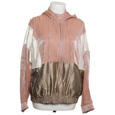 Zara, Jacke, Damen, Größe: S, Beige/Weiß/Grün, Polyamid/Polyester #PyY