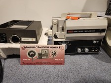 Vintage Eight 8mm Film Viewer Editor, Sound And Screen