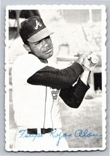 1969 Topps Deckle Edge - #17 Felipe Alou | Atlanta Braves VG